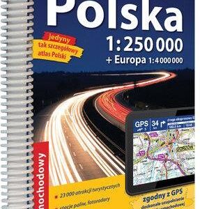 Atlas samochodowy Polska + Europa 1:250 000