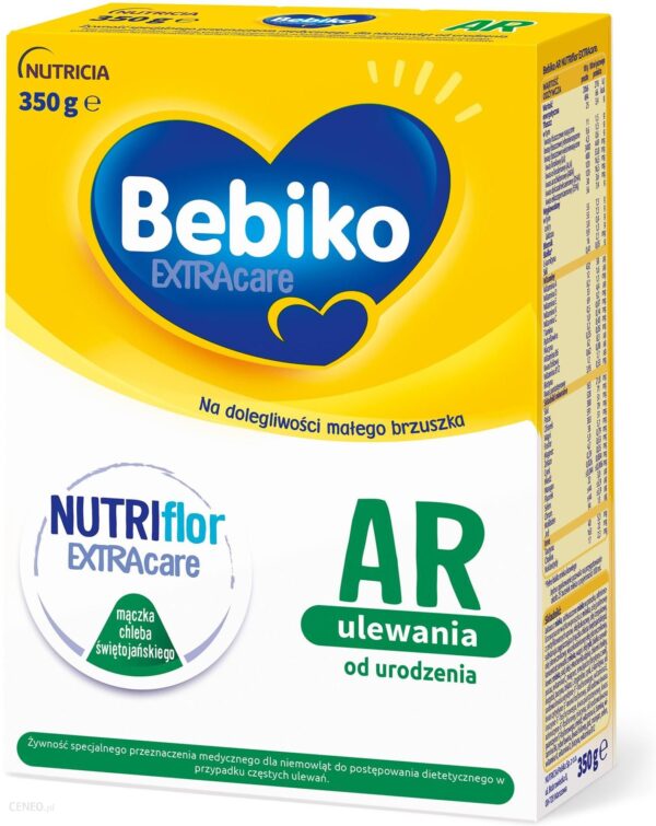 Bebiko Extra Care AR 1 Specjalistyczne mleko modyfikowane przeciw ulewaniom powyżej 1 roku życia 350g
