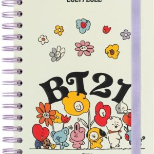 Bt21 Line Friends - Kalendarz / Planner Szkolny 2021/2022 (Biały)