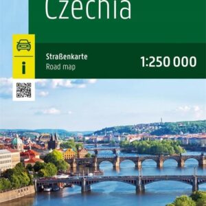 Czechy mapa 1:250 000 Freytag & Berndt 2022