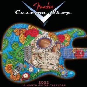 Fender Custom Shop Guitar 2022 Wall Calendar 16-Month
