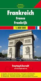 Francja mapa 1:800 000 Freytag & Berndt