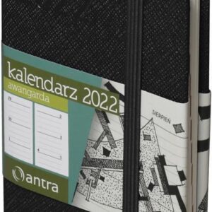 Kalendarz 2022 Awangarda A7 czarny TDW ANTRA
