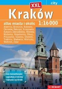 Kraków atlas miasta i okolic 1:16 000 + 19 miast