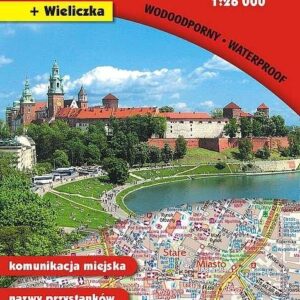 Kraków. Plan miasta 1:26000 wodoodporny