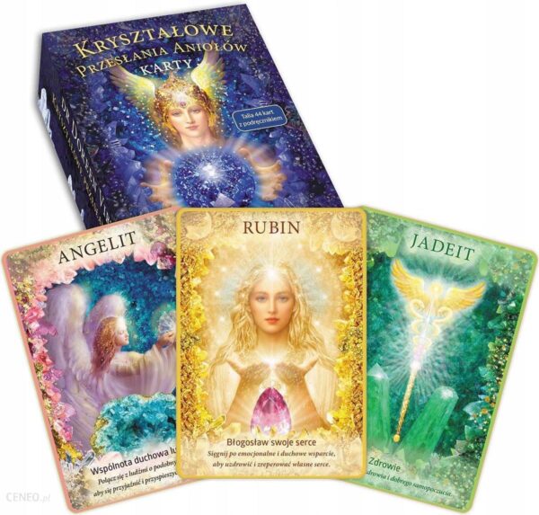 Kryształowe przesłania aniołów (karty + książka)