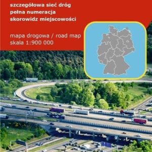 Mapa drogowa Niemcy 1:900 000 lam w.2022