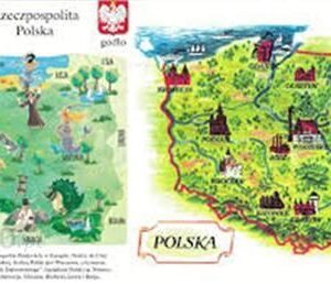 Mapa Polski w obrazkach 1:750 000