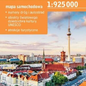 Niemcy 1:750 000 mapa samochodowa plastik