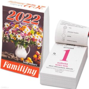 O-Press Kalendarz 2022 Zdzierak B7 Familijny