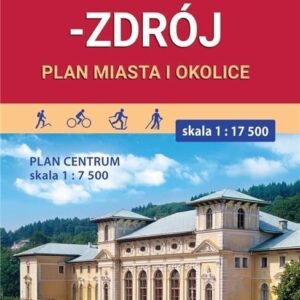 Plan - Krynica-Zdrój i okolice 1:17 500 w.2022
