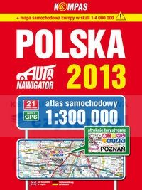 Polska Atlas samochodowy 1:300 000