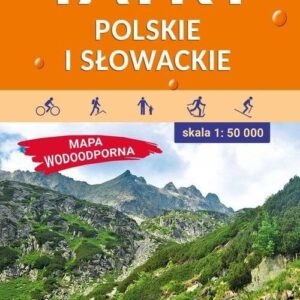 Tatry Polskie i Słowackie Mapa turystyczna wodoodporna 1:50 000