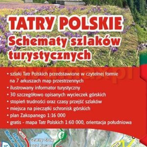 Tatry Polskie. Schematy szlaków turystycznych wyd. laminowane wyd. 3