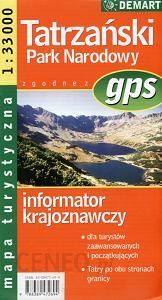 Tatrzański Park Narodowy mapa turystyczna 1:33000