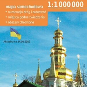 Ukraina 1:1000000 mapa samochodowa plastik
