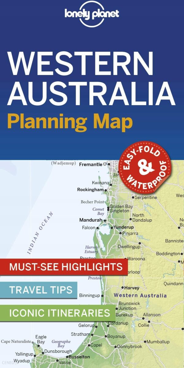 Western Australia Planning Map - Lonely Planet